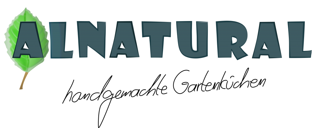 Logo alnatural, handgemachte Gartenküchen